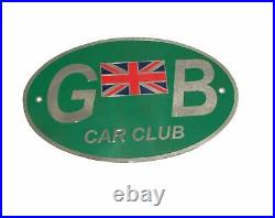 10x Special listing For Car Club Oval GB Logo Decal Badge Great Britain Flag