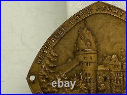 1928 ADAC German Automobile Club Badge Detmold Westfalen Lippe 3.25 Germany