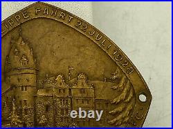 1928 ADAC German Automobile Club Badge Detmold Westfalen Lippe 3.25 Germany