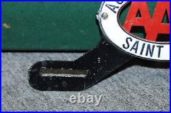 1930 AAA Automobile Club Badge License Plate Topper SAINT PAUL