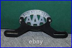 1930 AAA Automobile Club Badge License Plate Topper SAINT PAUL