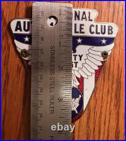 1930's National Automobile Club Radiator Badge