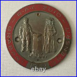 1952 RAC Zuid Brabant Grensrit Dutch Car Club Rally Rallye Participant Badge