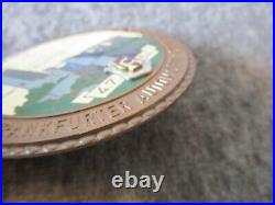 1954 VINTAGE GERMAN FRANKFURTER AUTOMOBILE CAR CLUB BADGE AvD by EF WIEDMANN