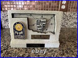 1996 Porsche PCA Car Club of America Parade Badge Display Trophy Ornament