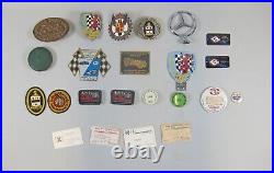 19pc Collection of Vintage Car and Shooting Club Memorabilia