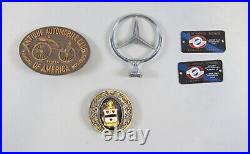 19pc Collection of Vintage Car and Shooting Club Memorabilia