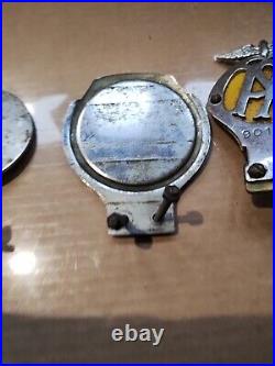 4 X Car Badges Including AA And Caravan Club