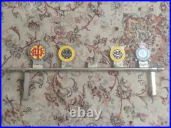 4 automobile club badge with base for fix on your car