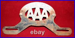 AAA Automobile Club Badge License Plate Topper Lock Haven, PA. PMF