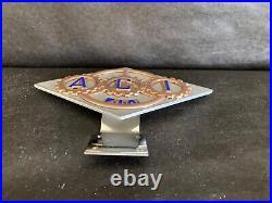 ACI F. I. A Automobile Club D'Italia Italy Car Emblem Badge 1950's-60's