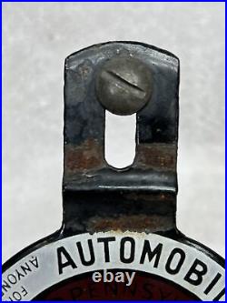 Aaa Automobile Club Of Pittsburgh Motor Federation Enamel Metal Grill Badge