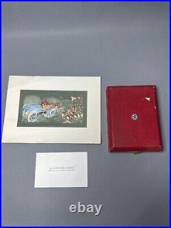 Automobile Club D'Italia Italy ACI Italian Car Badge Enamel Touring +Box +Extras