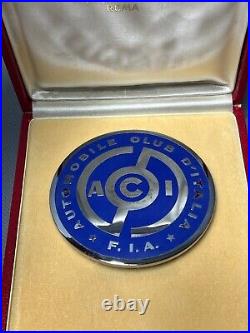 Automobile Club D'Italia Italy ACI Italian Car Badge Enamel Touring +Box +Extras