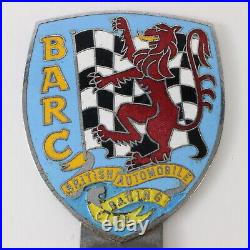 BARC British Automobile Racing Club 4.5 Metal Emblem Badge #8915