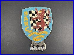 BARC Vintage British Automobile Racing Club Metal Emblem Badge