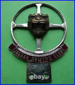 Badge Jaguar auto car automobile Jaguar Drivers Club British English member #245