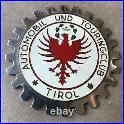 Badge automobile auto car club Austria Tirol Automobil und Touringclub painted