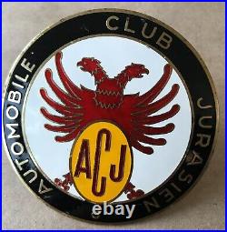 Badge automobile auto car club France French Automobile Club Jurasien ACJ