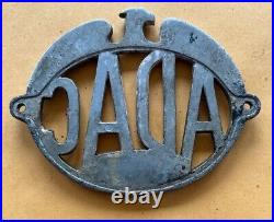 Badge automobile auto car club Germany ADAC German 1933 30th years of The Club