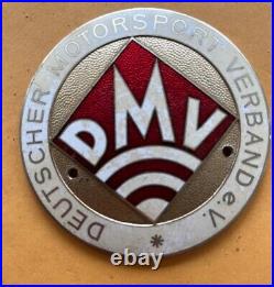 Badge automobile auto car club Germany DMV Deutscher Motorsport Verband e. V