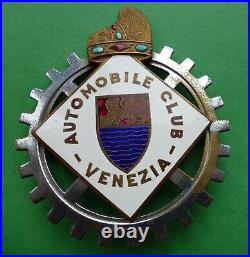 Badge automobile auto car club Italy Italian Automobile Club Venezia Venice