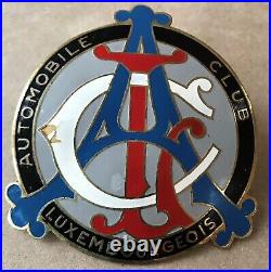 Badge automobile auto car club Luxembourg Automobile Club Luxembourgeois B