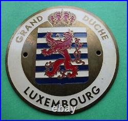 Badge automobile auto car club Luxemburg Grand Duche Luxembourg