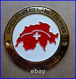 Badge automobile auto car club Switzerland Porsche 356 Club Schweiz Suisse