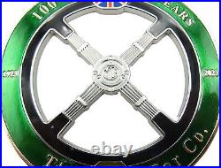 Brand New 1923-2023 The MG Car Co. 100 Years Anniversary Glass Enamel Car Badge