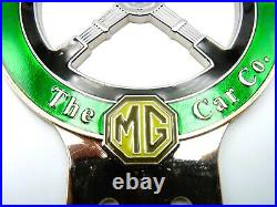 Brand New 1923-2023 The MG Car Co. 100 Years Anniversary Glass Enamel Car Badge