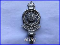 C1920s-30s ROYAL AUTOMOBILE CLUB MOTORCYCLE SIZE BADGE No MCA2834