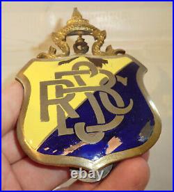 CAR BADGE RBSC Royal Bangkok Sport Club GOLFCLUB horse races THAILAND PLAQUE A01