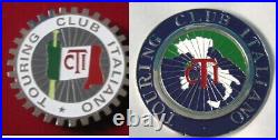 Car Badge- Touring club Italiano set of 2 pcs mg jaguar triumph audi vw porsche