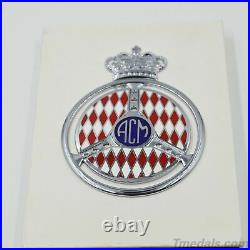 Cased Original ACM Badge AUTOMOBILE CLUB DE MONACO Grille No. 015/015 Top Rare