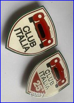 Club Italia badges, itali badge 25 set of 2pcs car grill badge mg jaguar trumph