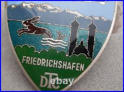 DTC DEUTSCHER TOURING CLUB 1952 ZEPPELIN LAKE CONSTANCE SEA RABBIT Car Badge