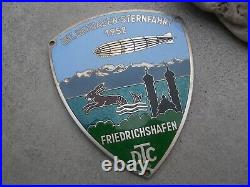 DTC DEUTSCHER TOURING CLUB 1952 ZEPPELIN LAKE CONSTANCE SEA RABBIT Car Badge