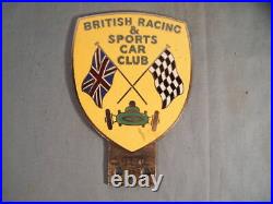 Excellent BRSCC British Racing & Sports Car Club Badge 1950-60 JAPAN