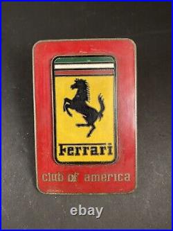 Ferrari Club Of America Vintage Badge