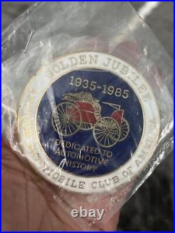 Golden Jubilee Antique Automobile Club of America Century Club 1985 Badge Emblem