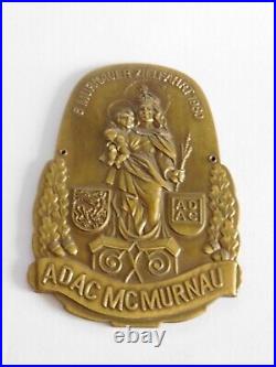 Holy Madonna with Baby Child Jesus ADAC Automobile Tour Club Car Grille Badge