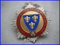 INTERNATIONAL GERMAN AvD RALLYE WIESBADEN 1962 heavy enamel Car Club Badge