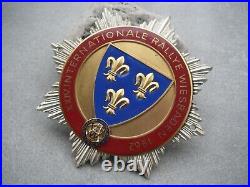 INTERNATIONAL GERMAN AvD RALLYE WIESBADEN 1962 heavy enamel Car Club Badge