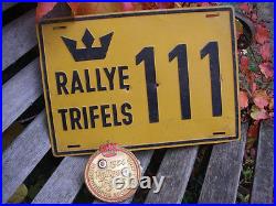 ISCC FRANKFURT SPORTS CAR CLUB RALLYE TRIFELS 1954 Badge SET