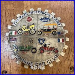 Italy Vintage Car Club Historical Cars Badge FIAT Ford Peugeot ROLLS ROYCE Ori