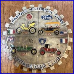 Italy Vintage Car Club Historical Cars Badge FIAT Ford Peugeot ROLLS ROYCE Ori