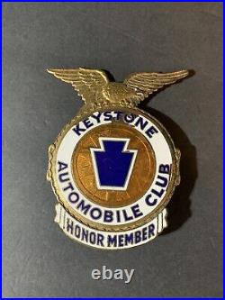 KEYSTONE automobile club honor member Badge