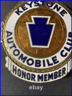 KEYSTONE automobile club honor member Badge