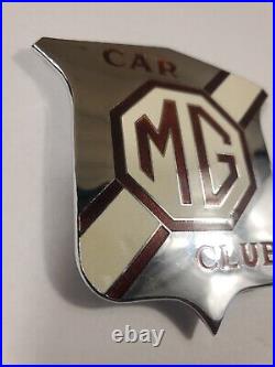 MG Car Club Badge Gladman & Norman England Excellent